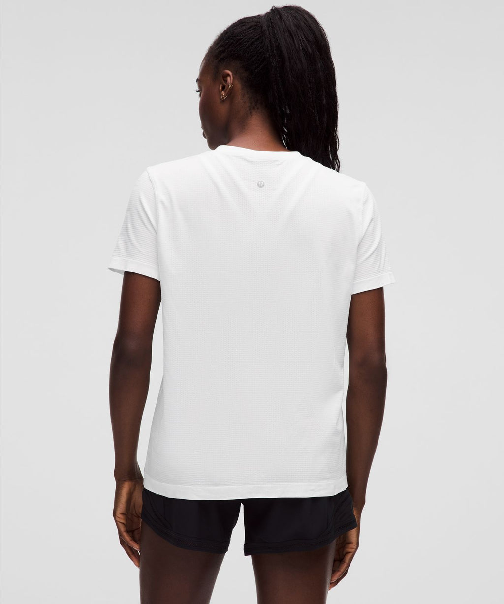 Swiftly Relaxed Short-Sleeve Shirt *Hip Length White/White