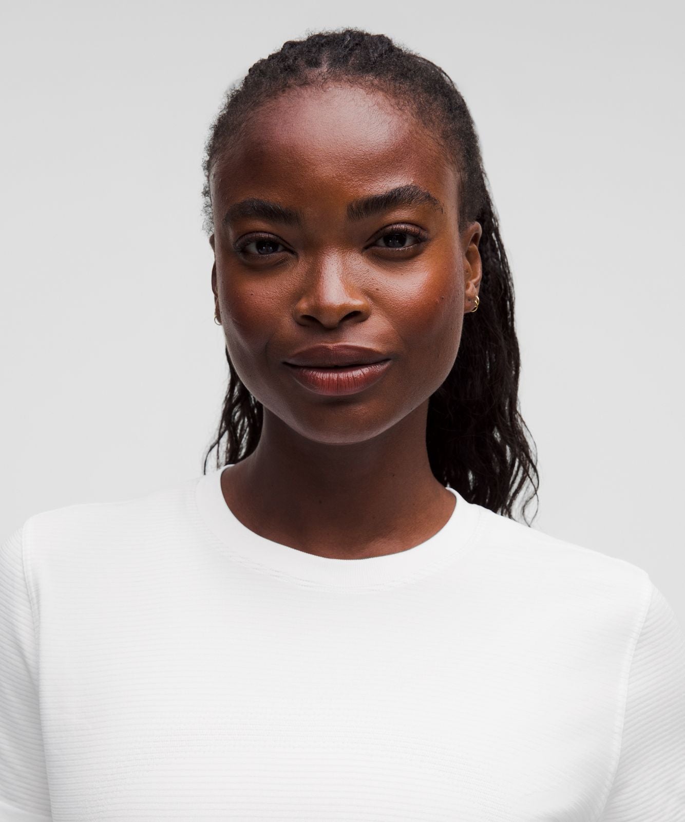 Swiftly Relaxed Short-Sleeve Shirt *Hip Length White/White