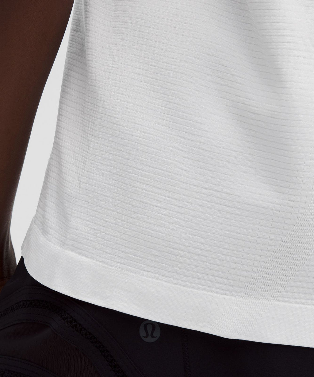 Swiftly Relaxed Short-Sleeve Shirt *Hip Length White/White