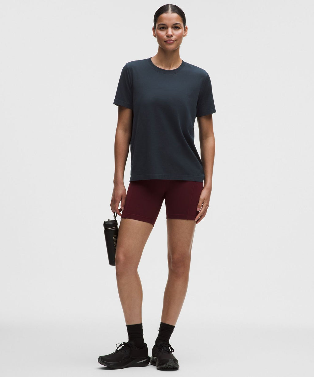 Swiftly Relaxed Short-Sleeve Shirt *Hip Length True Navy/True Navy