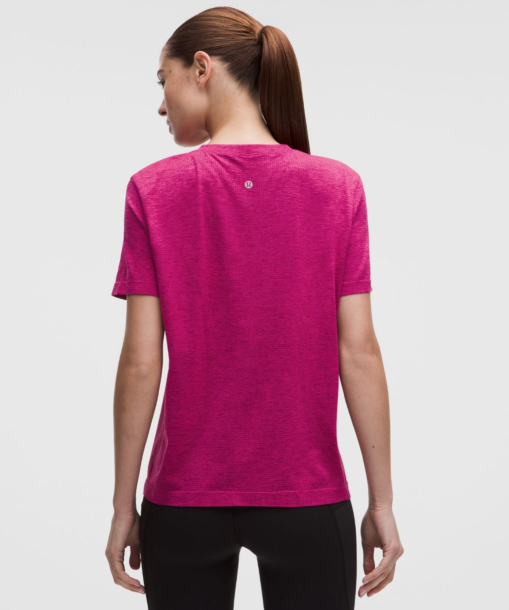Swiftly Relaxed Short-Sleeve Shirt *Hip Length Raspberry Rave/Flamingo Fun Tone