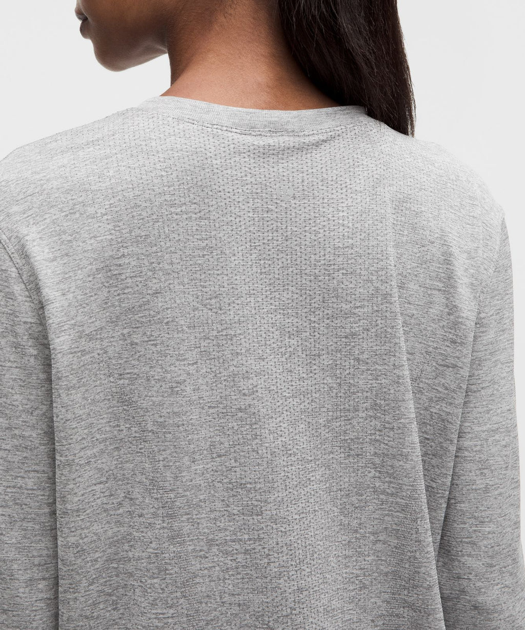 Swiftly Relaxed Long-Sleeve Shirt *Hip Length Slate/White