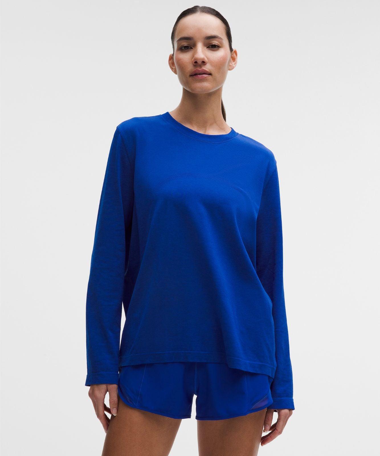 Swiftly Relaxed Long-Sleeve Shirt *Hip Length Riverside/Riverside