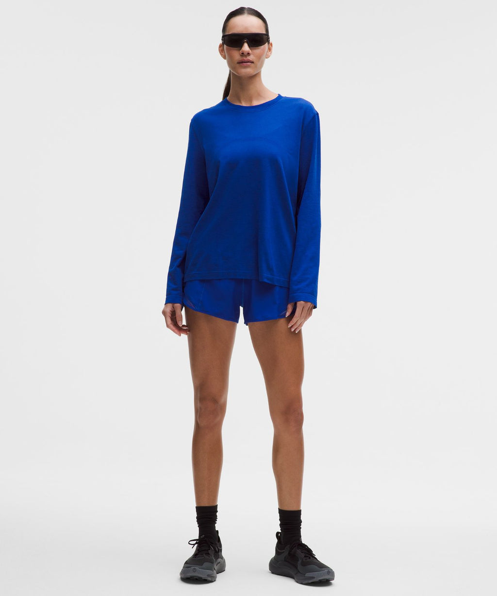 Swiftly Relaxed Long-Sleeve Shirt *Hip Length Riverside/Riverside