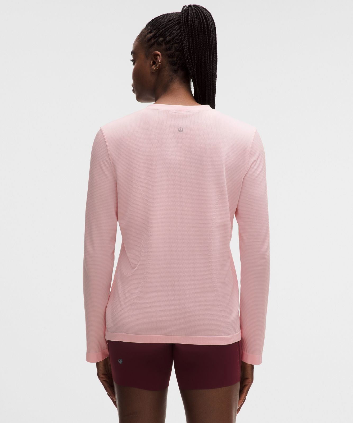 Swiftly Relaxed Long-Sleeve Shirt *Hip Length Pink Pearl/Pink Pearl