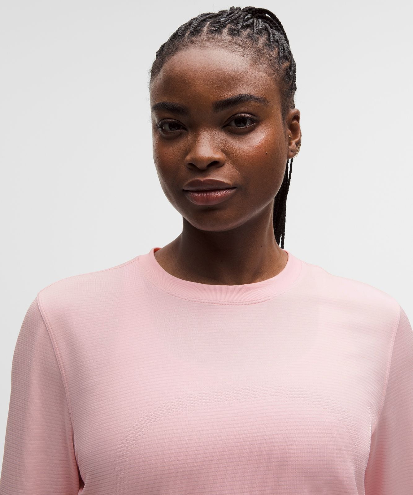 Swiftly Relaxed Long-Sleeve Shirt *Hip Length Pink Pearl/Pink Pearl
