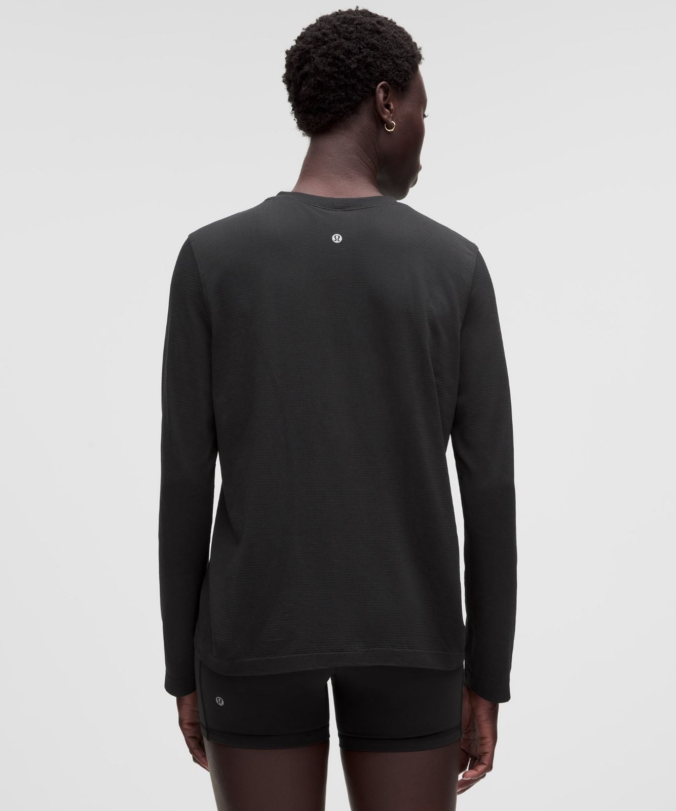 Swiftly Relaxed Long-Sleeve Shirt *Hip Length Black/Black