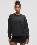 Softstreme Crewneck Oversized Pullover Black