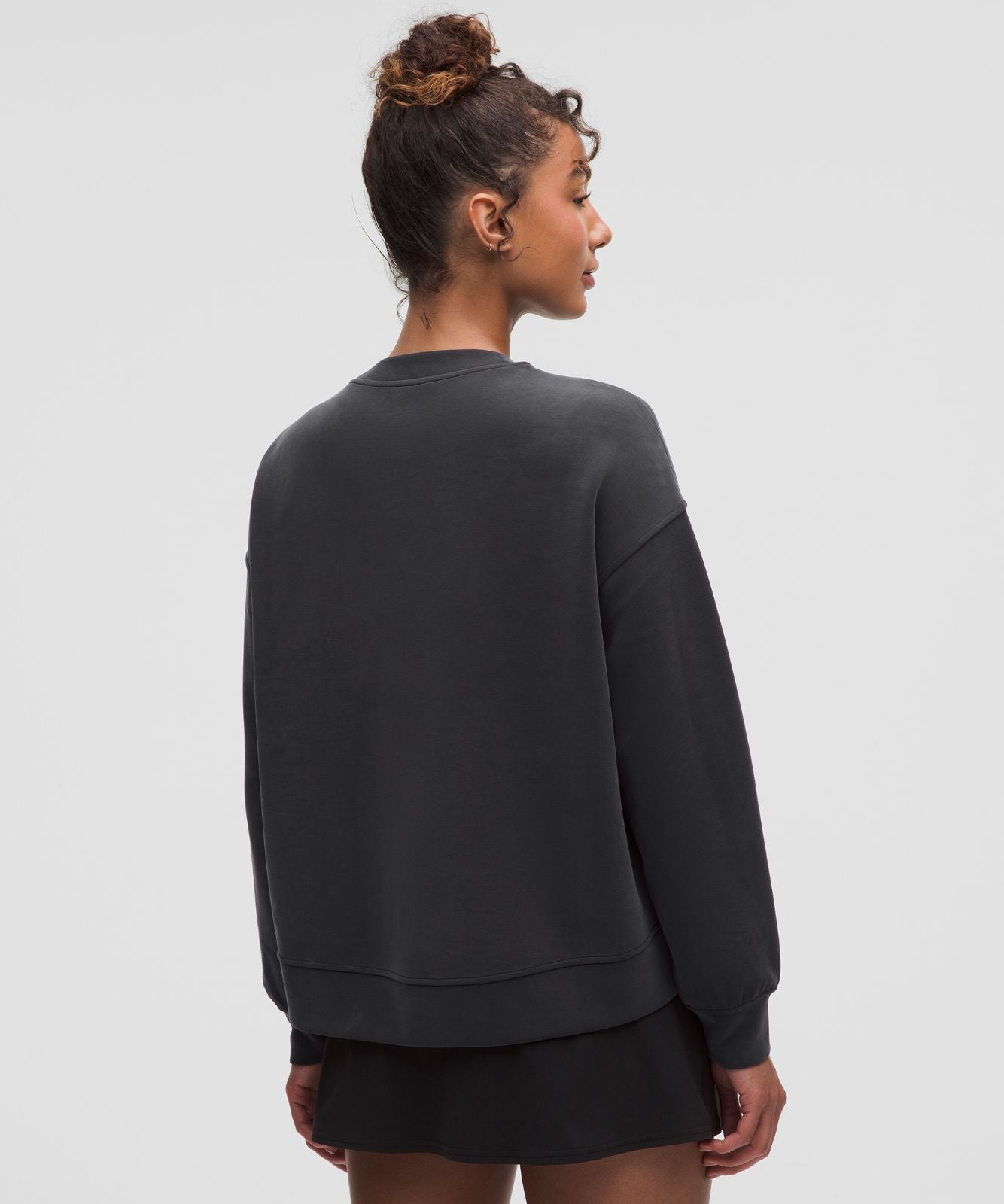 Softstreme Crewneck Oversized Pullover Black