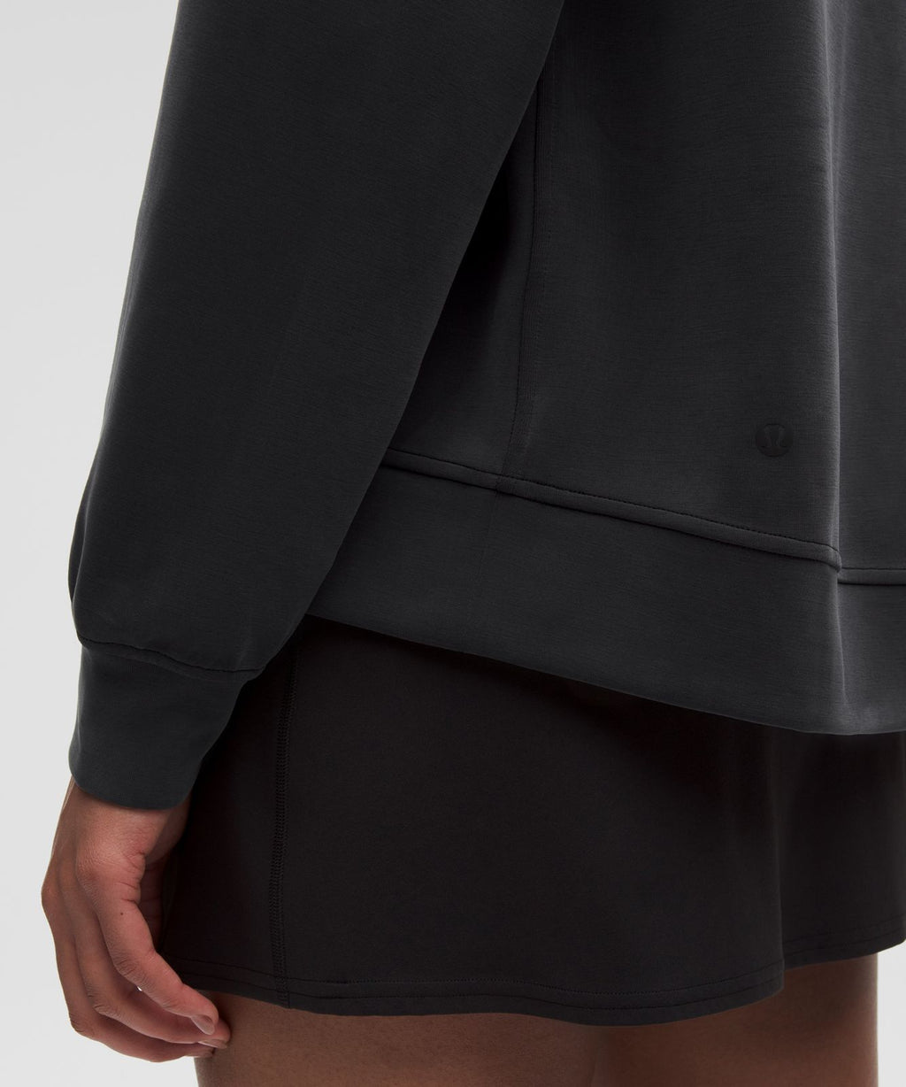 Softstreme Crewneck Oversized Pullover Black