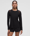 Sculpt Long-Sleeve Shirt Black