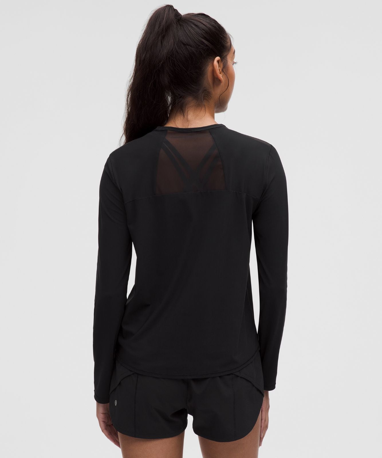 Sculpt Long-Sleeve Shirt Black