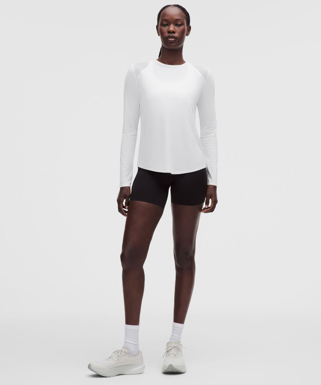 Sculpt Long-Sleeve Shirt White