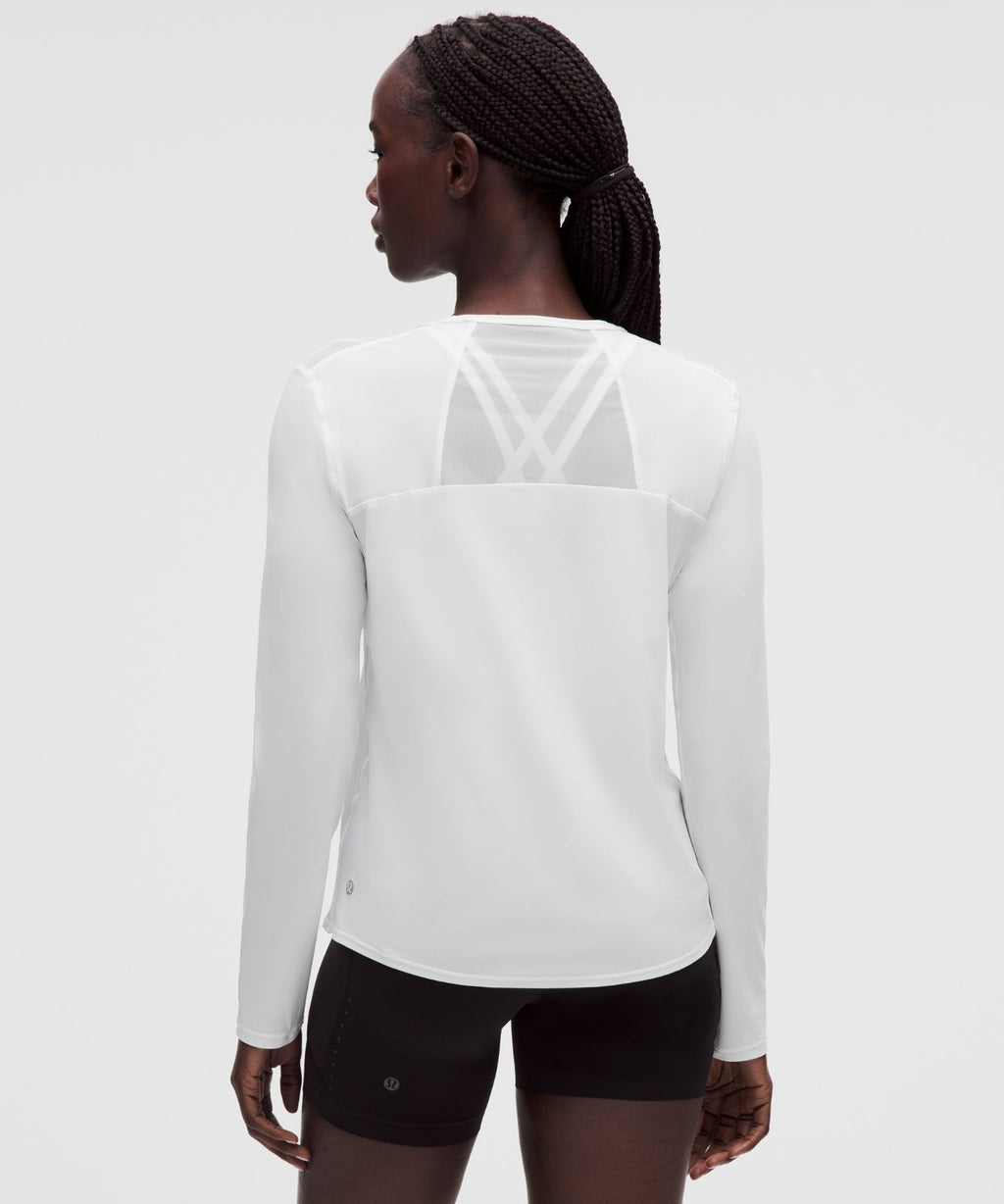 Sculpt Long-Sleeve Shirt White