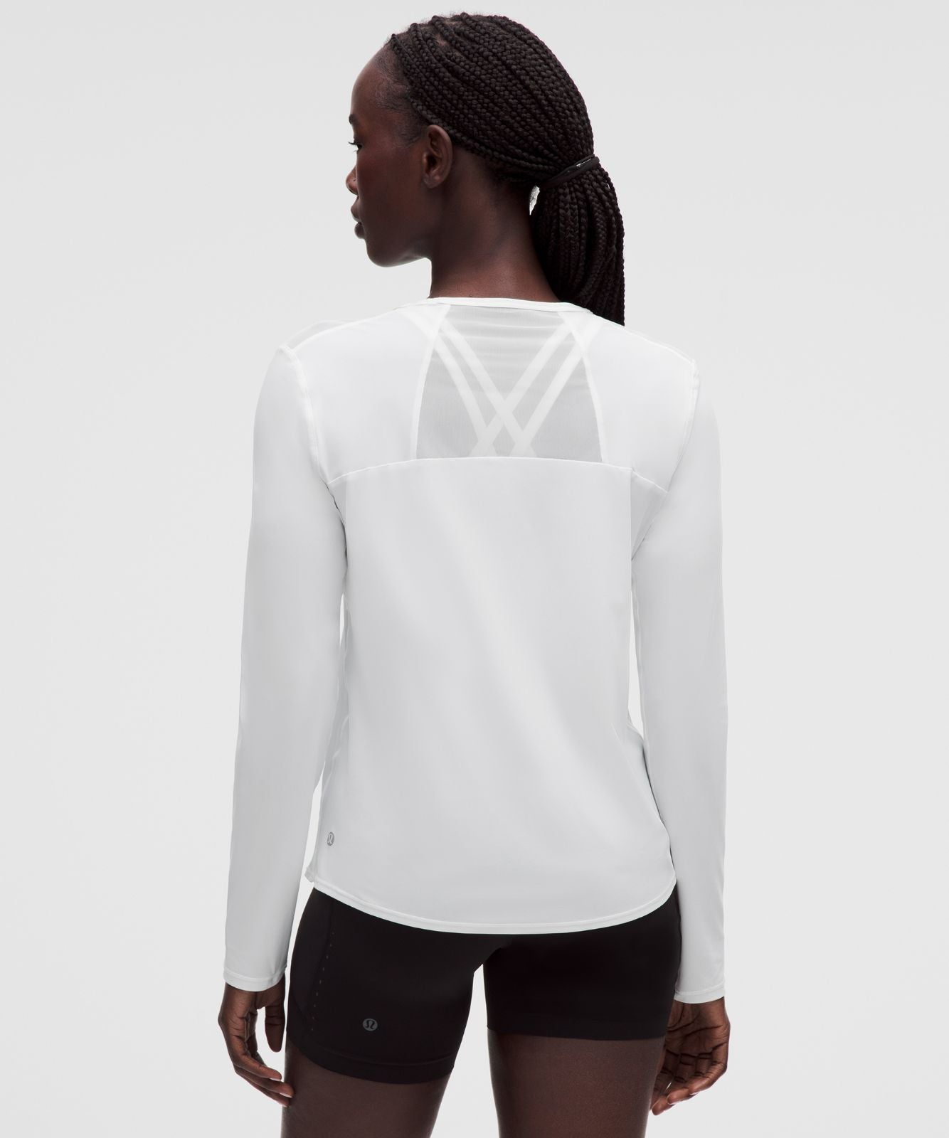 Sculpt Long-Sleeve Shirt White