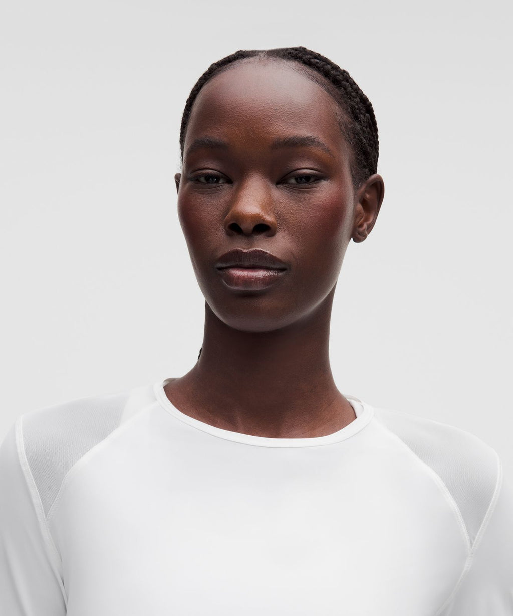 Sculpt Long-Sleeve Shirt White