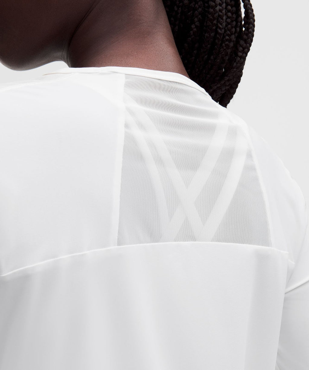 Sculpt Long-Sleeve Shirt White