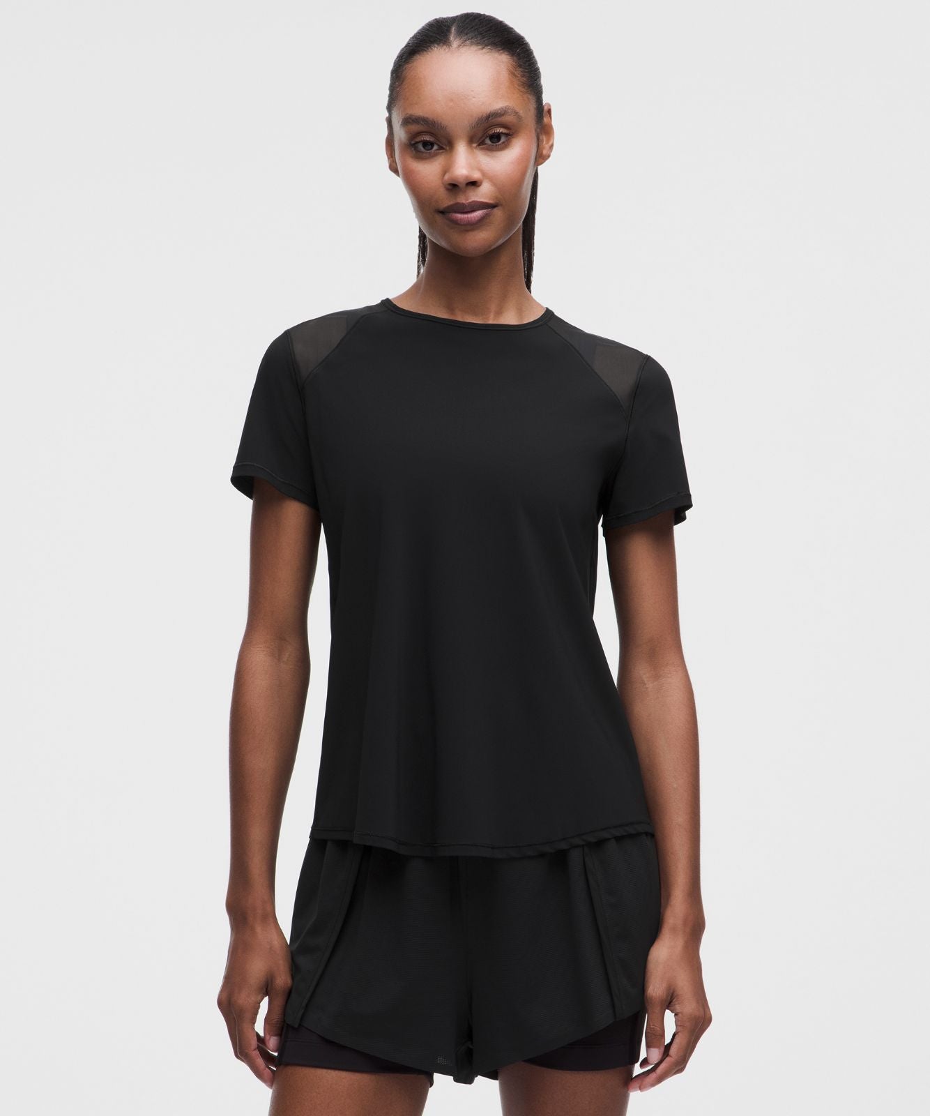 Sculpt Short-Sleeve Shirt Black