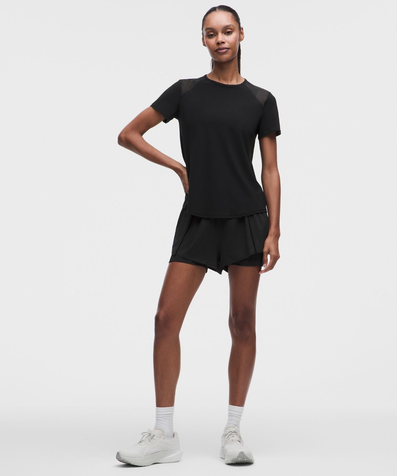 Sculpt Short-Sleeve Shirt Black