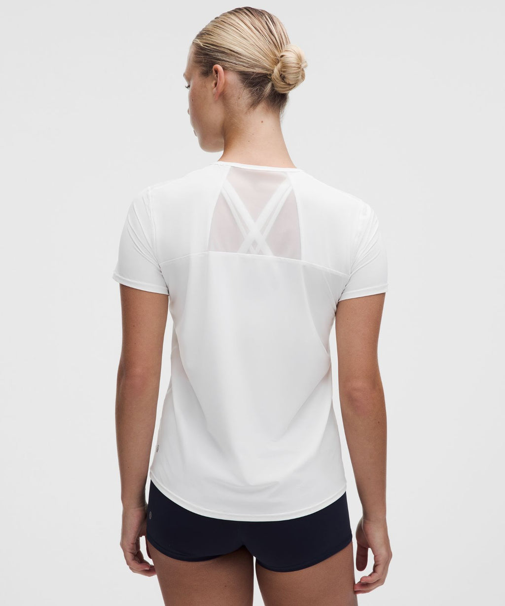 Sculpt Short-Sleeve Shirt White