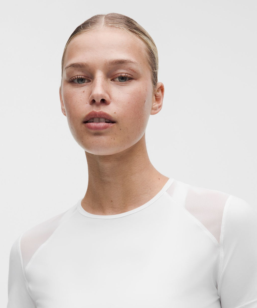 Sculpt Short-Sleeve Shirt White