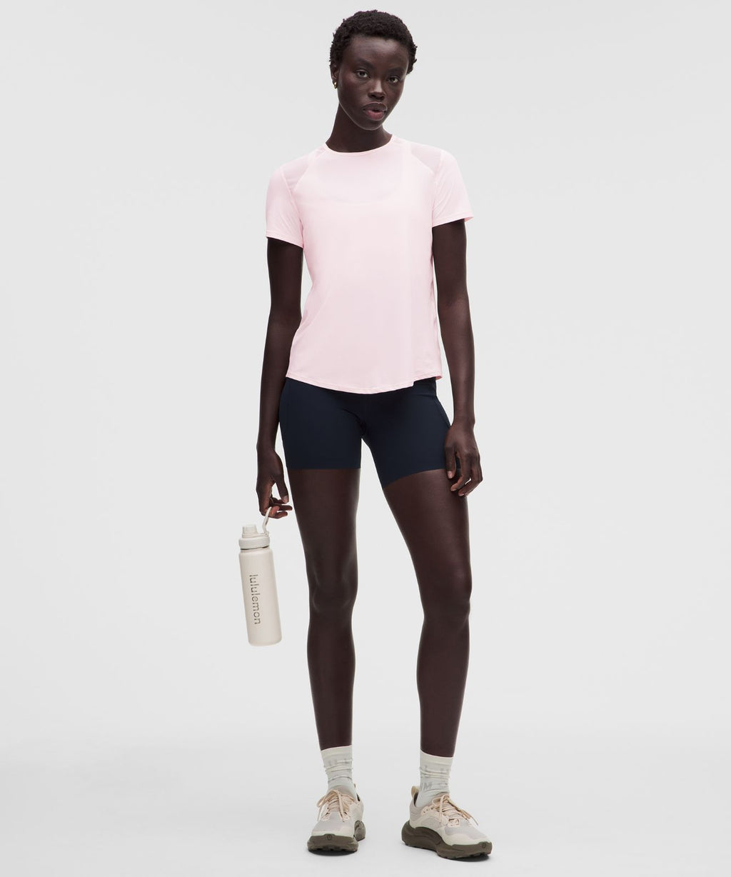 Sculpt Short-Sleeve Shirt Pink Pearl