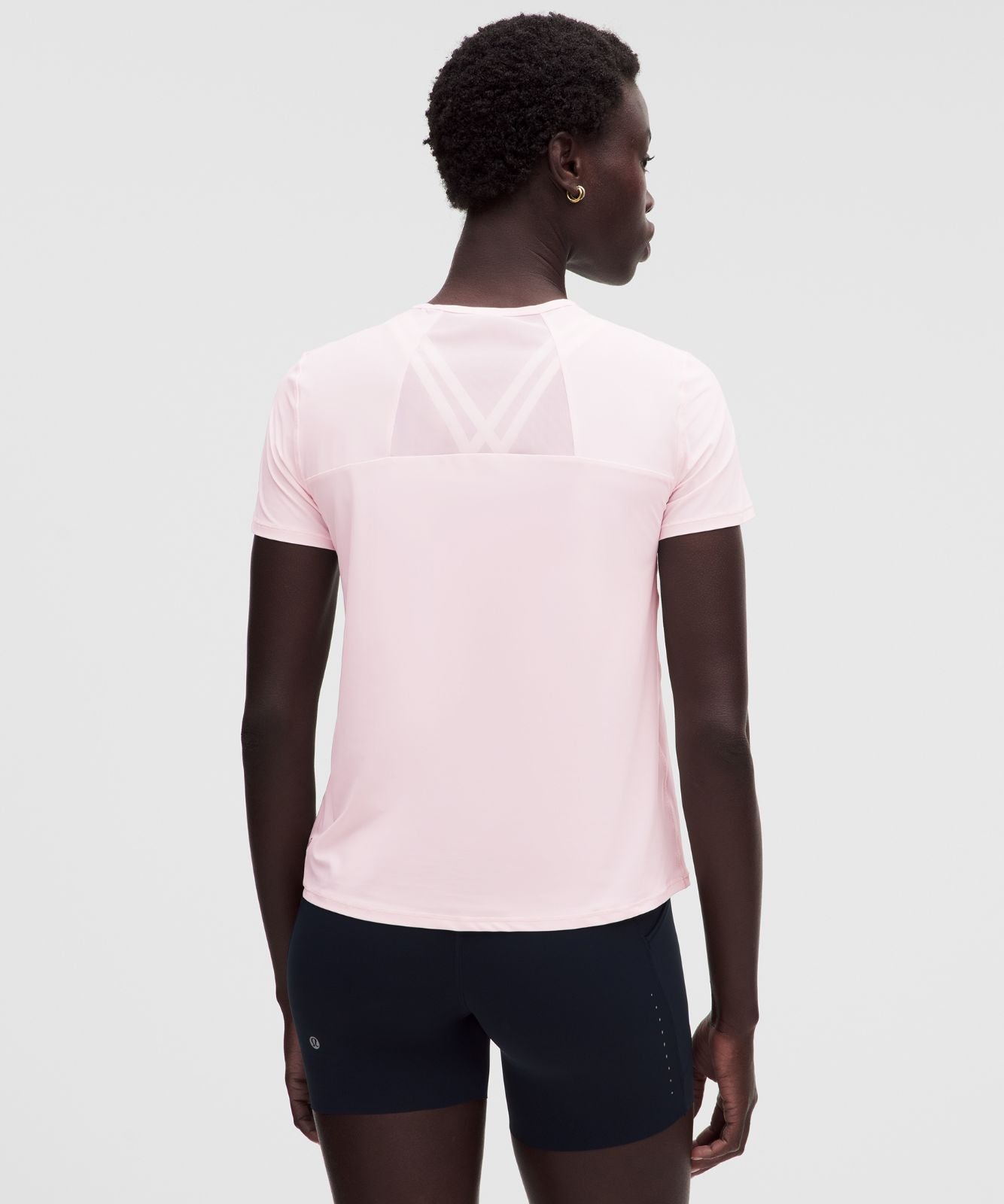 Sculpt Short-Sleeve Shirt Pink Pearl