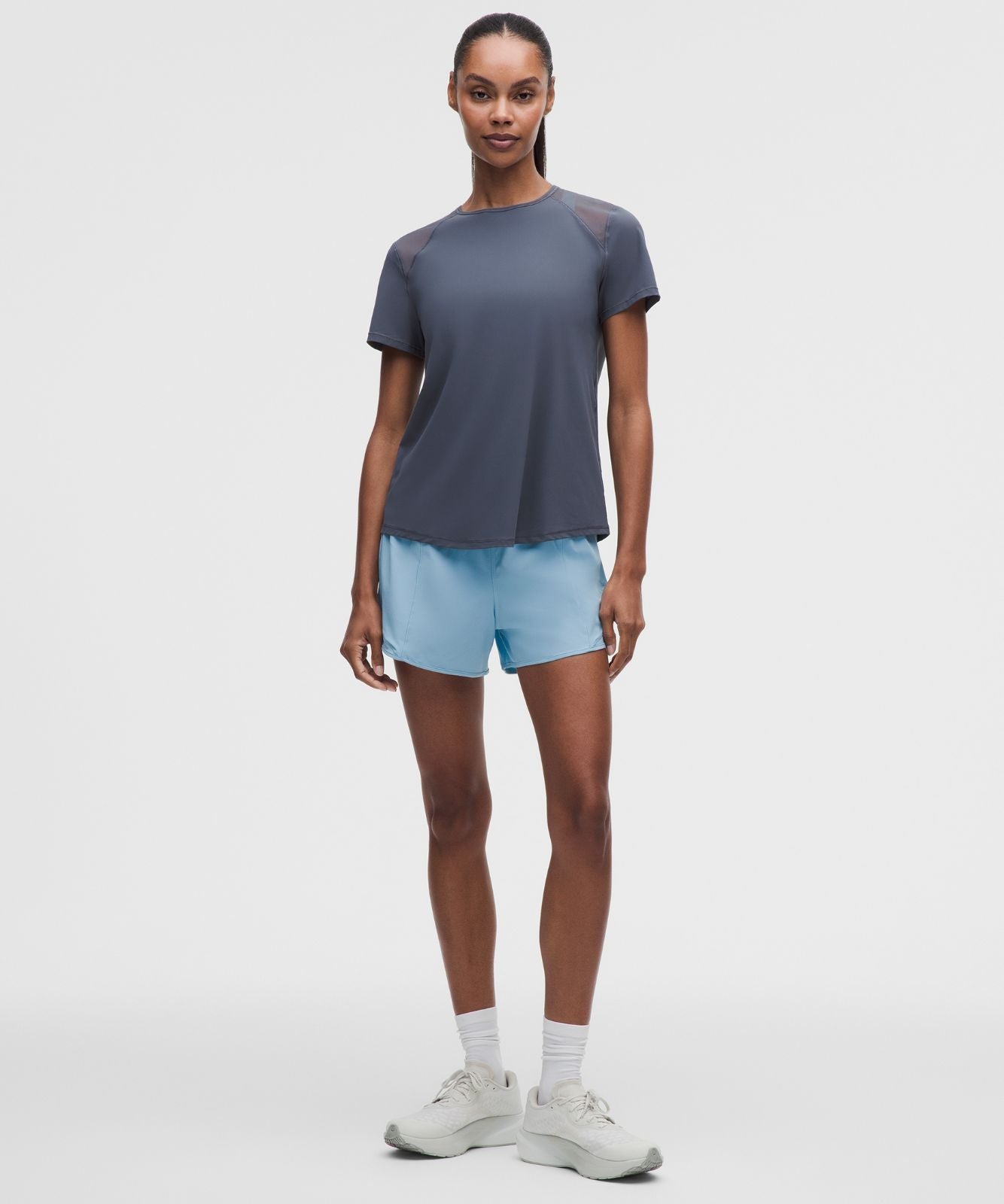 Sculpt Short-Sleeve Shirt Dusty Diamond