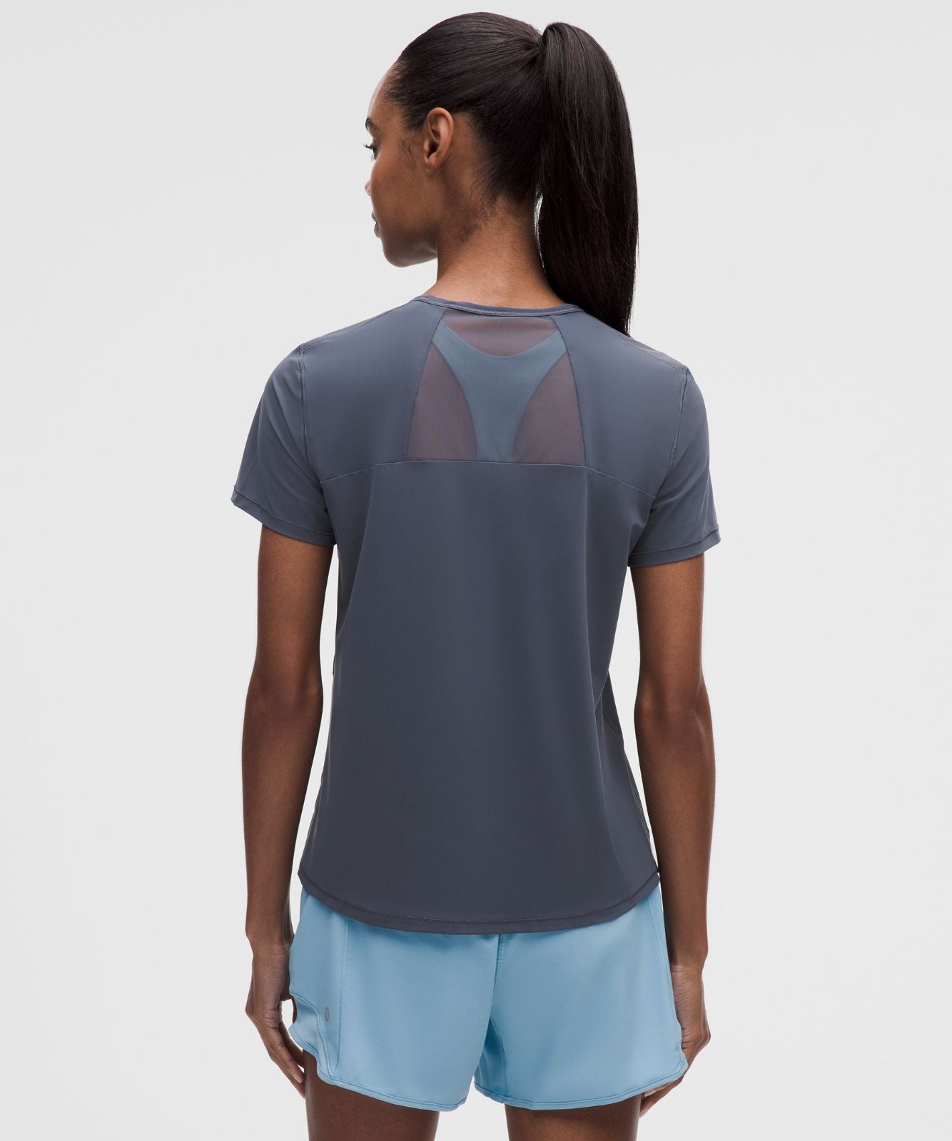 Sculpt Short-Sleeve Shirt Dusty Diamond