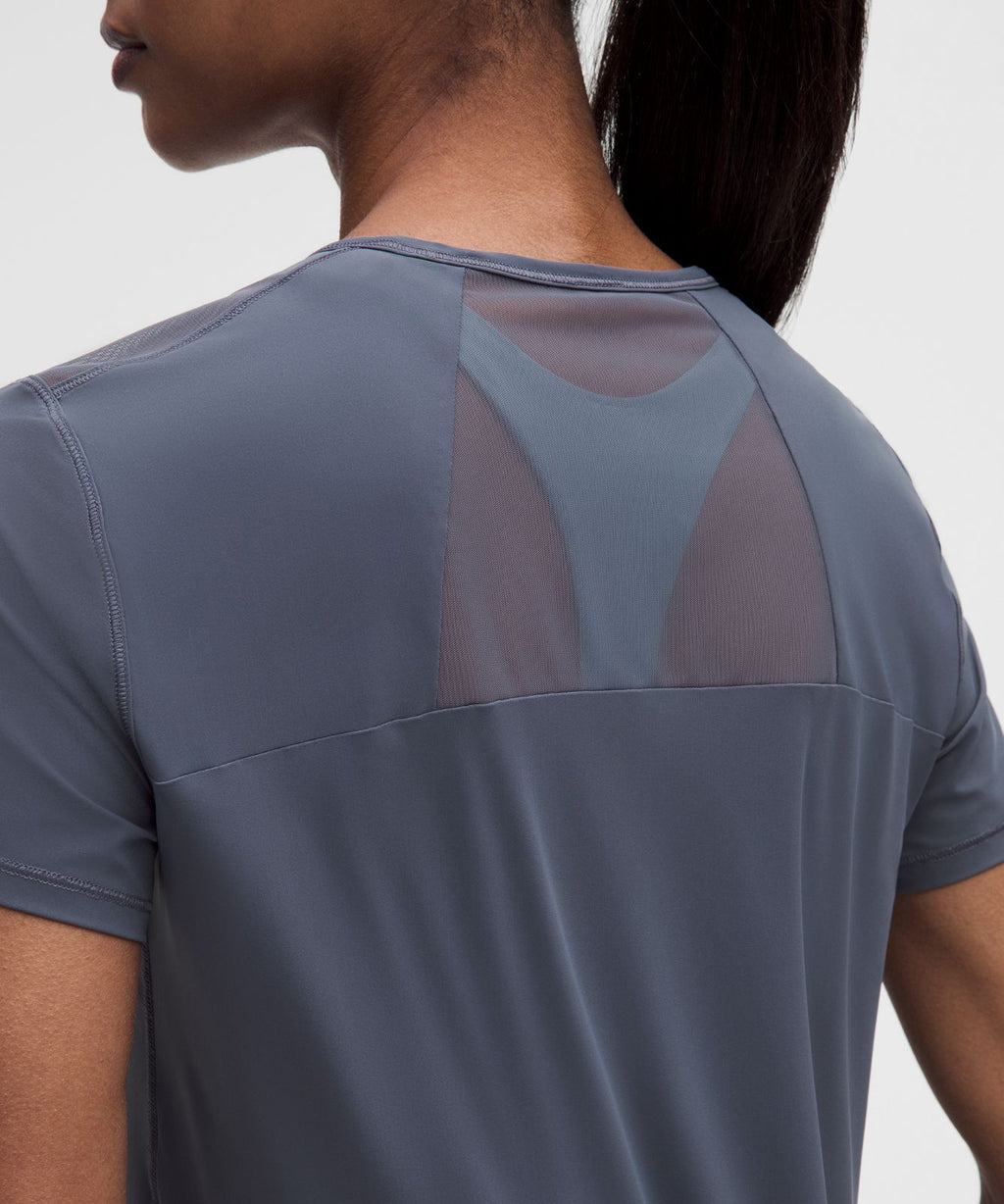 Sculpt Short-Sleeve Shirt Dusty Diamond