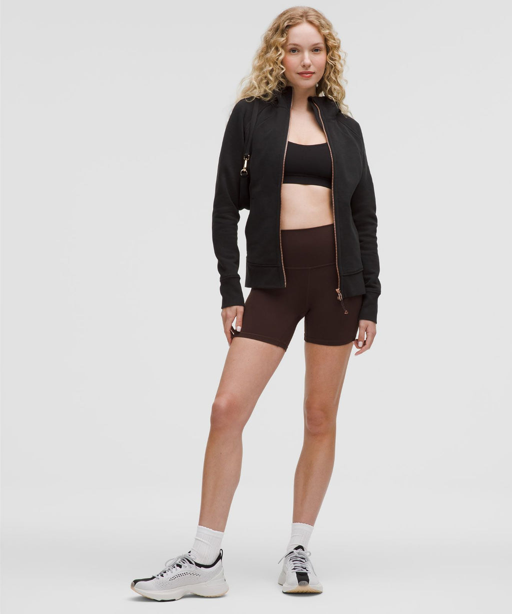 Scuba Full-Zip Hoodie Black/Rose Gold