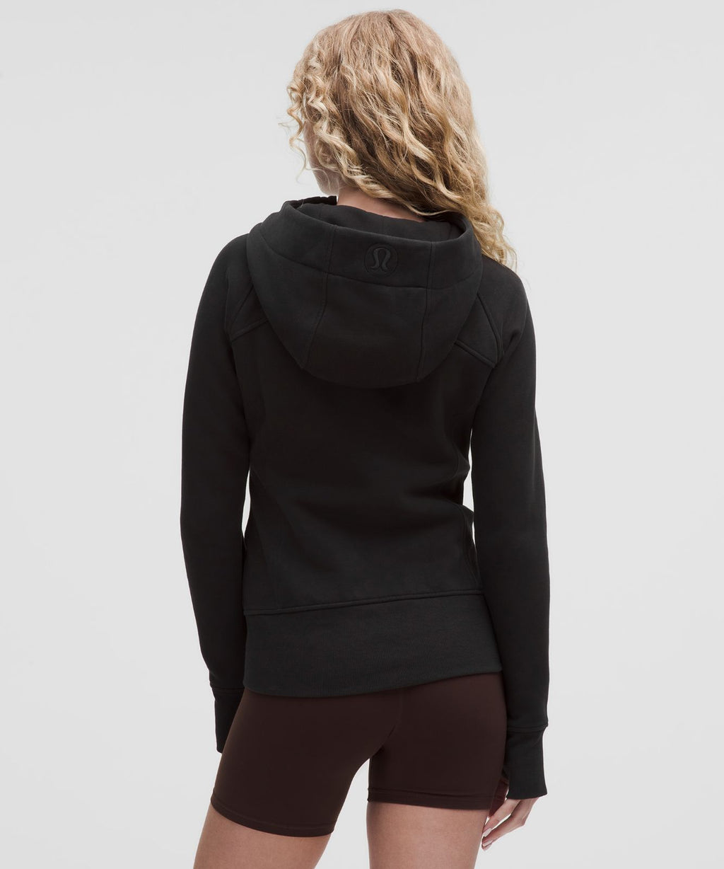 Scuba Full-Zip Hoodie Black/Rose Gold