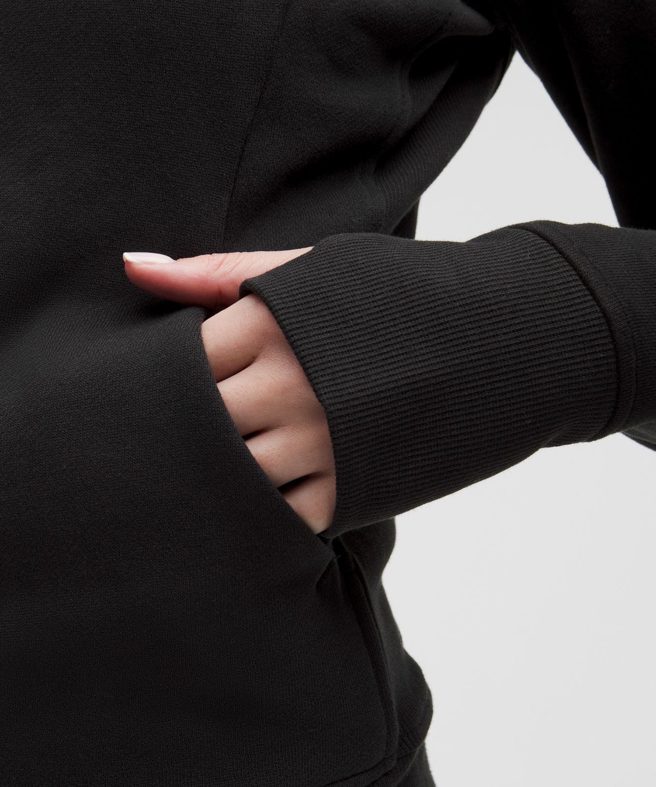 Scuba Full-Zip Hoodie Black/Rose Gold