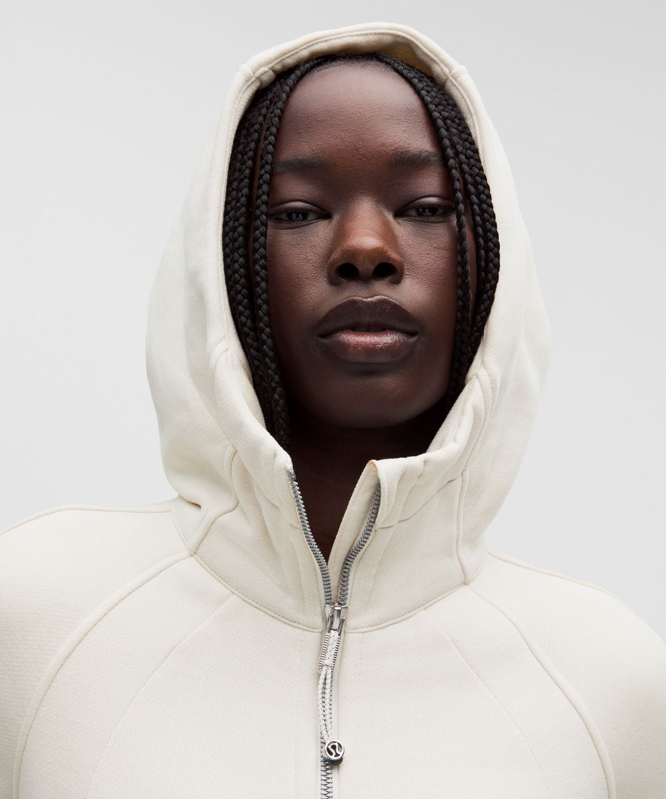 Scuba Full-Zip Hoodie Light Ivory