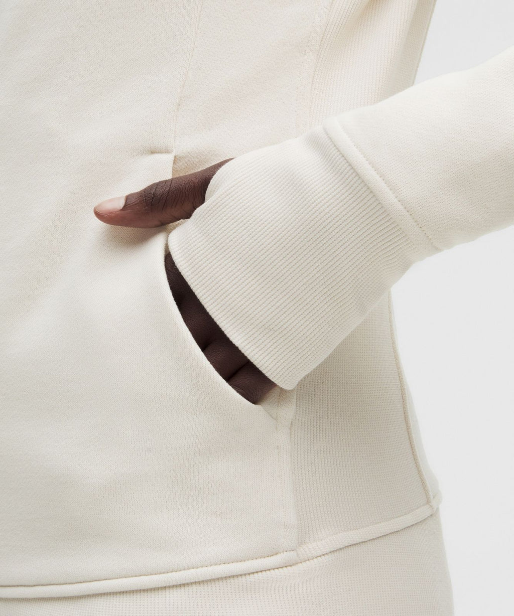 Scuba Full-Zip Hoodie Light Ivory