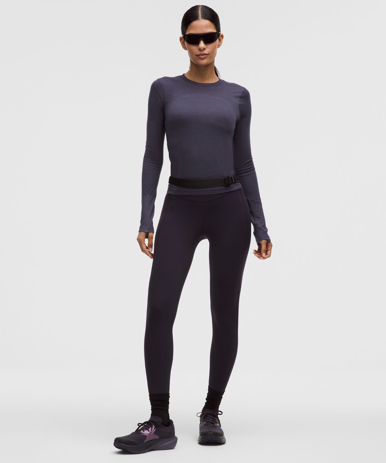Swiftly Wool-Blend Long-Sleeve Shirt Atmospheric Purple/Atmospheric Purple