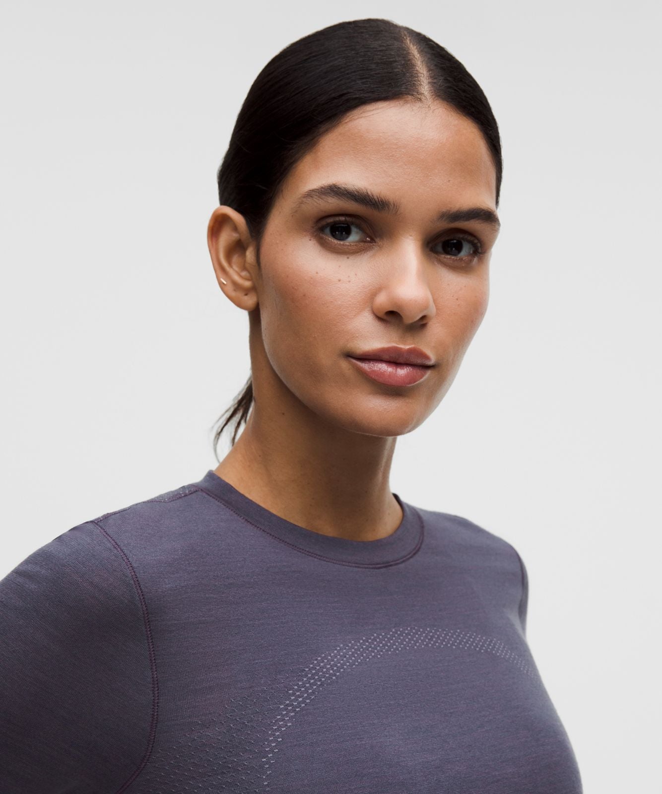 Swiftly Wool-Blend Long-Sleeve Shirt Atmospheric Purple/Atmospheric Purple