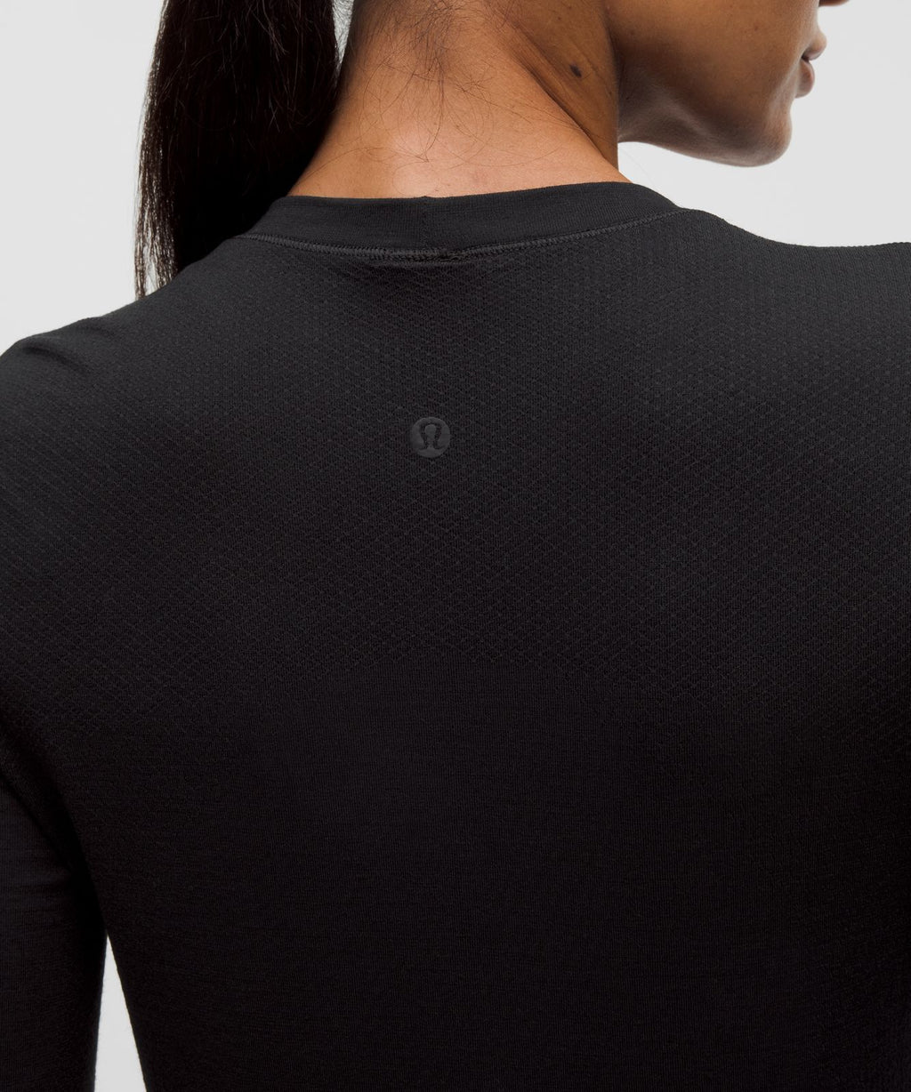 Swiftly Wool-Blend Long-Sleeve Shirt Black/Black