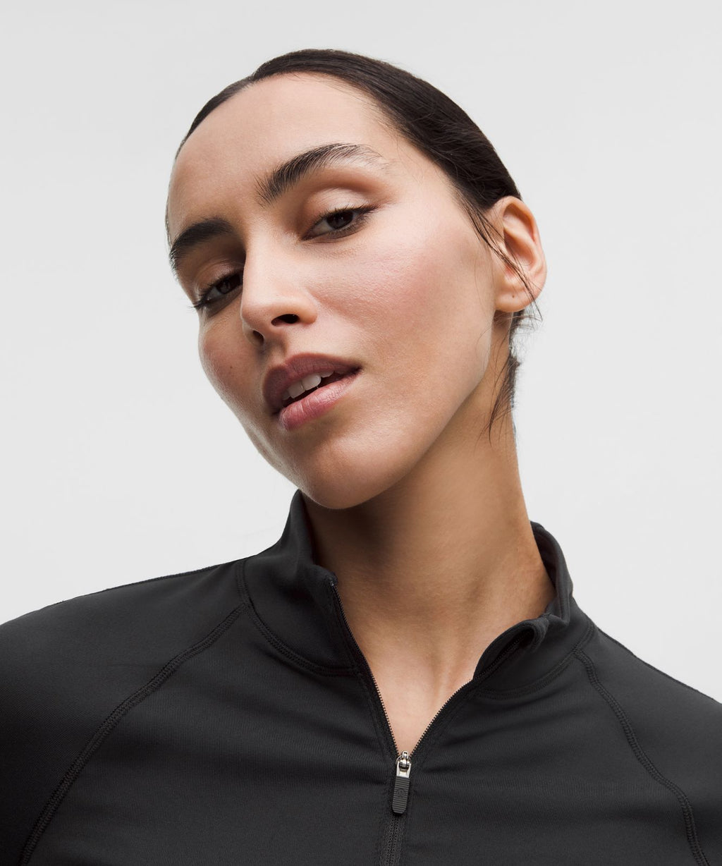 It's Rulu Classic-Fit Half Zip Black