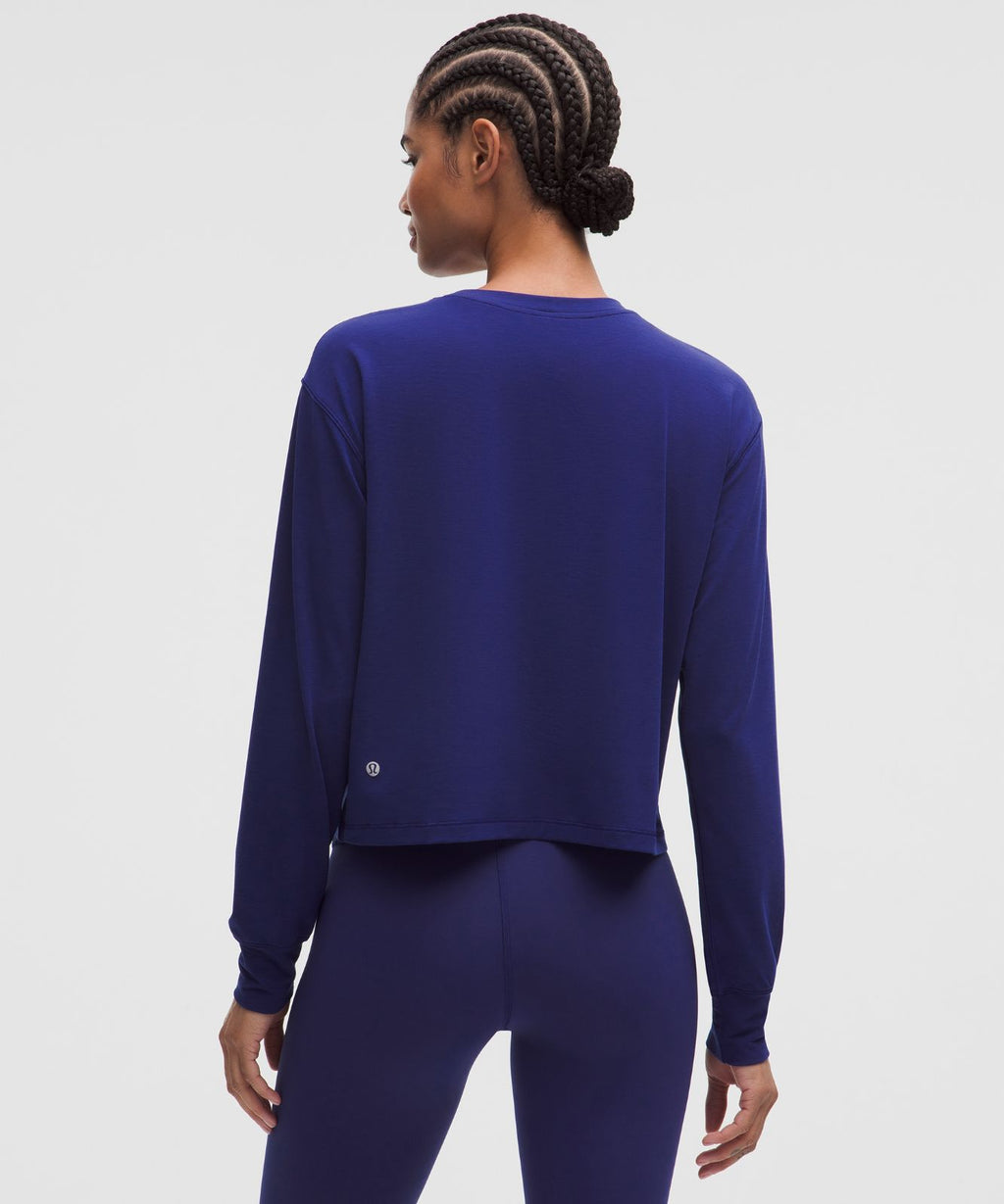 Jersey Training Long-Sleeve Shirt *Wordmark Deep Sea Blue