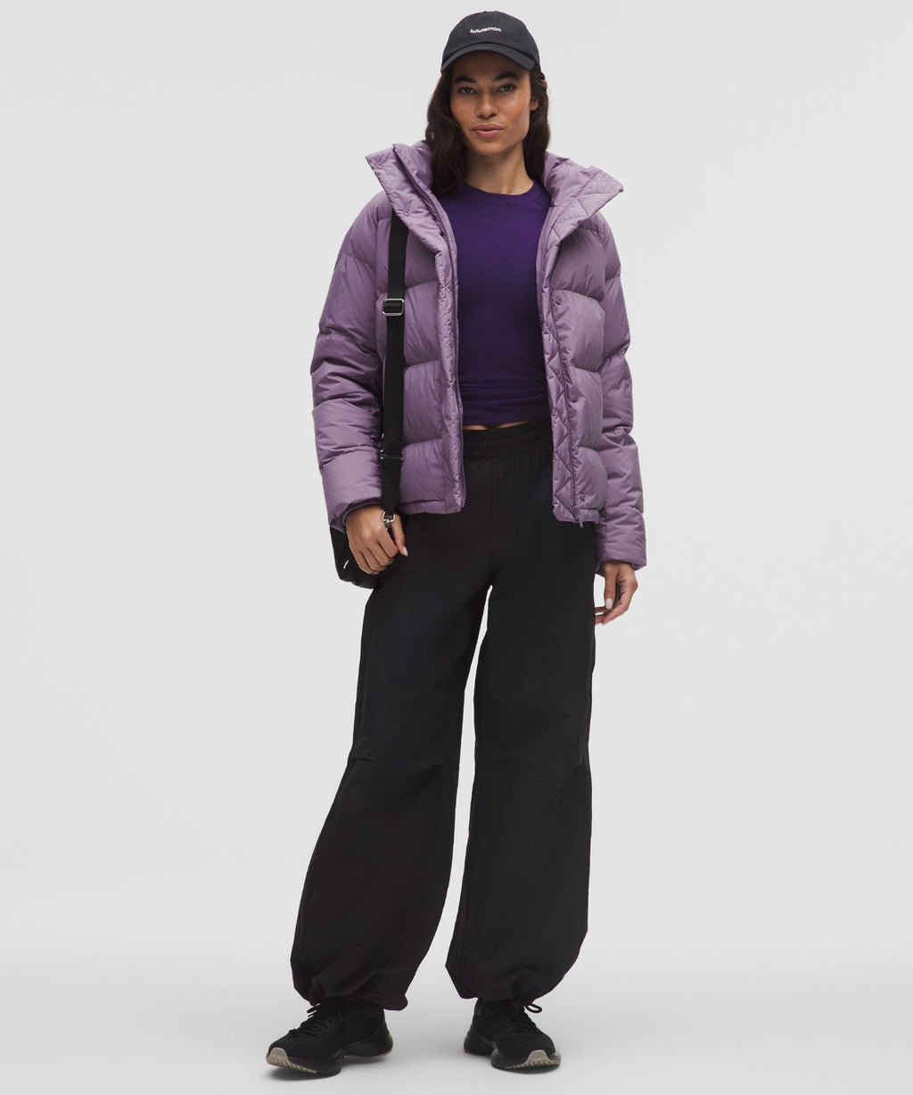 Merino Wool-Blend Crewneck Base Layer Dark Court Purple/Deep Sea Blue