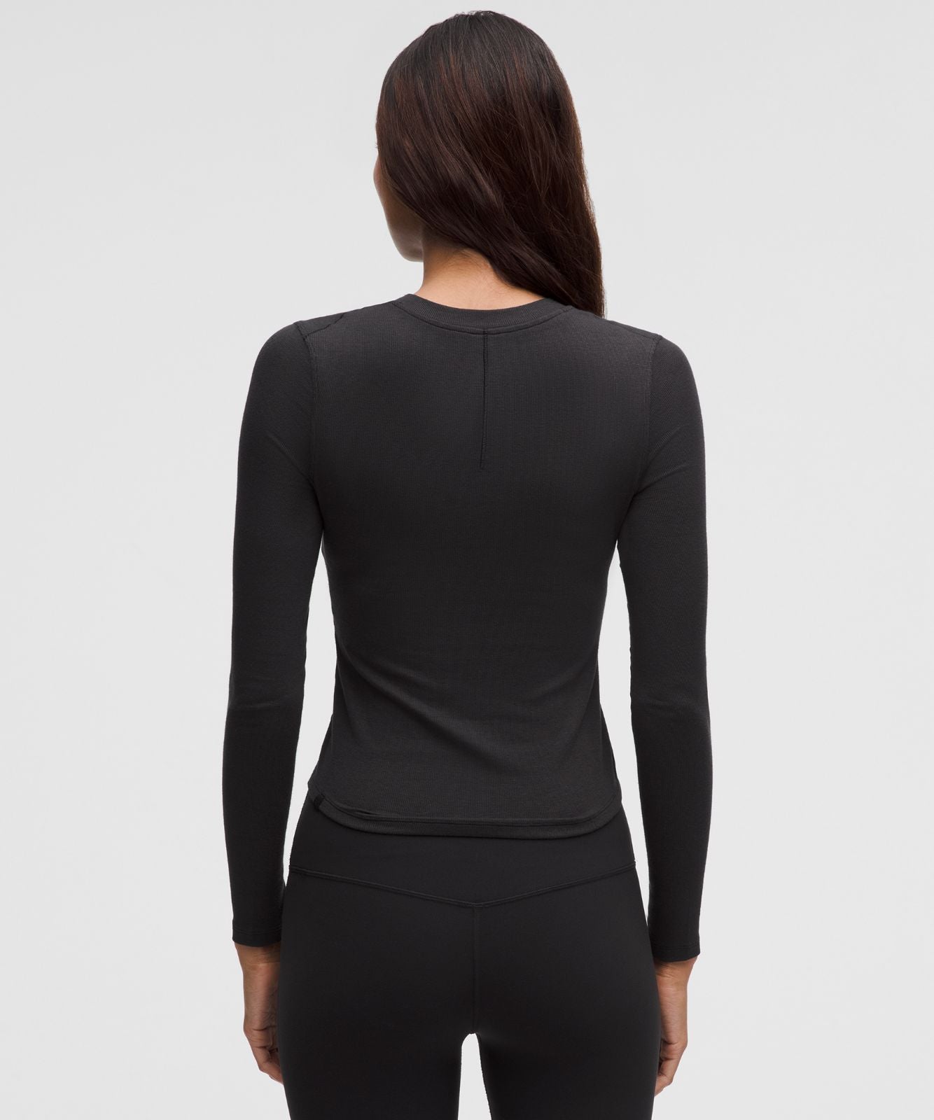 Hold Tight Long-Sleeve Henley Black