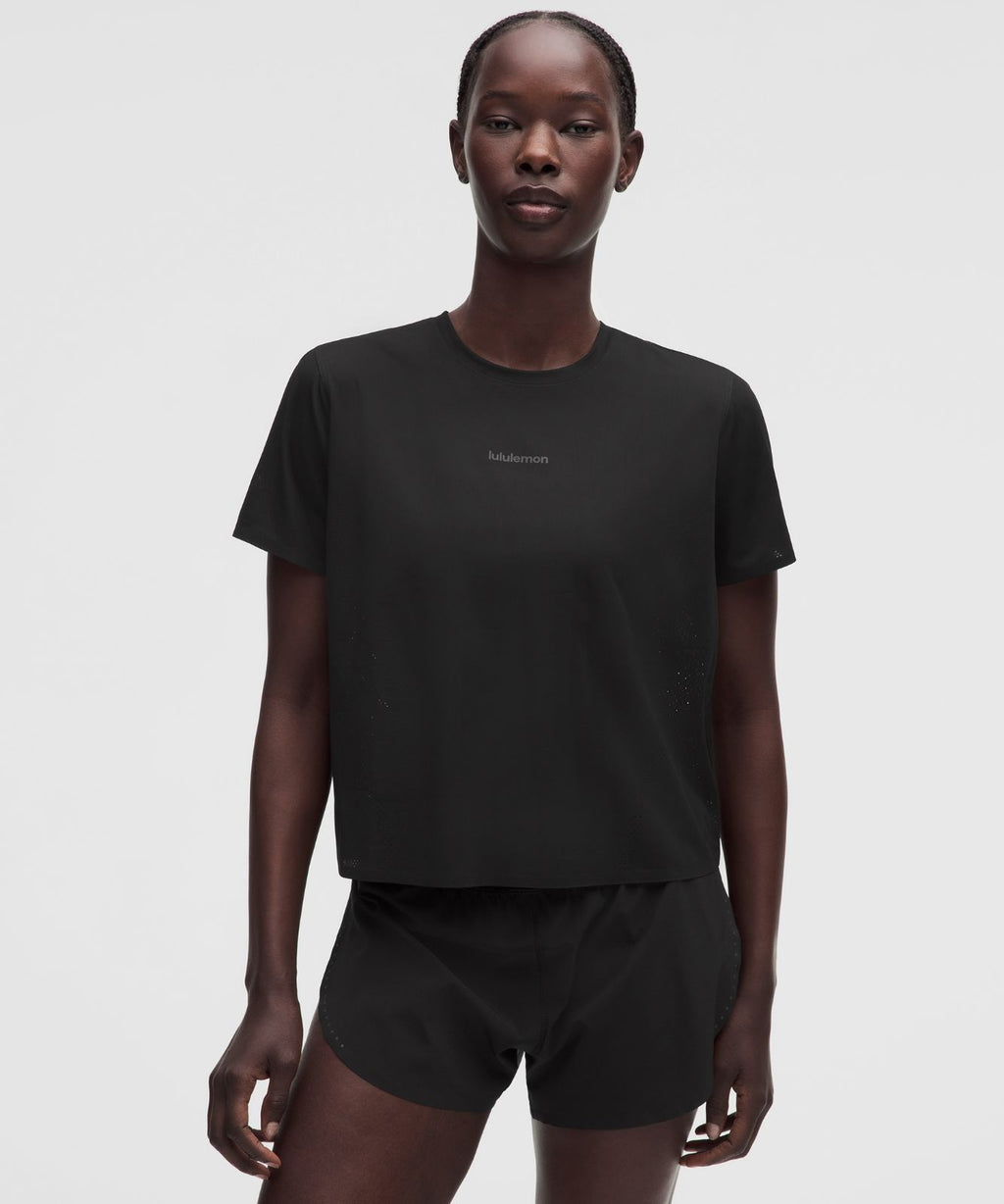 Women's Fast and Free Short-Sleeve Shirt Black
