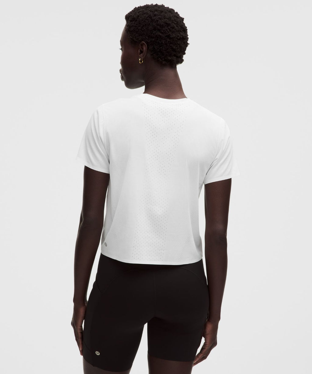 Women's Fast and Free Short-Sleeve Shirt White