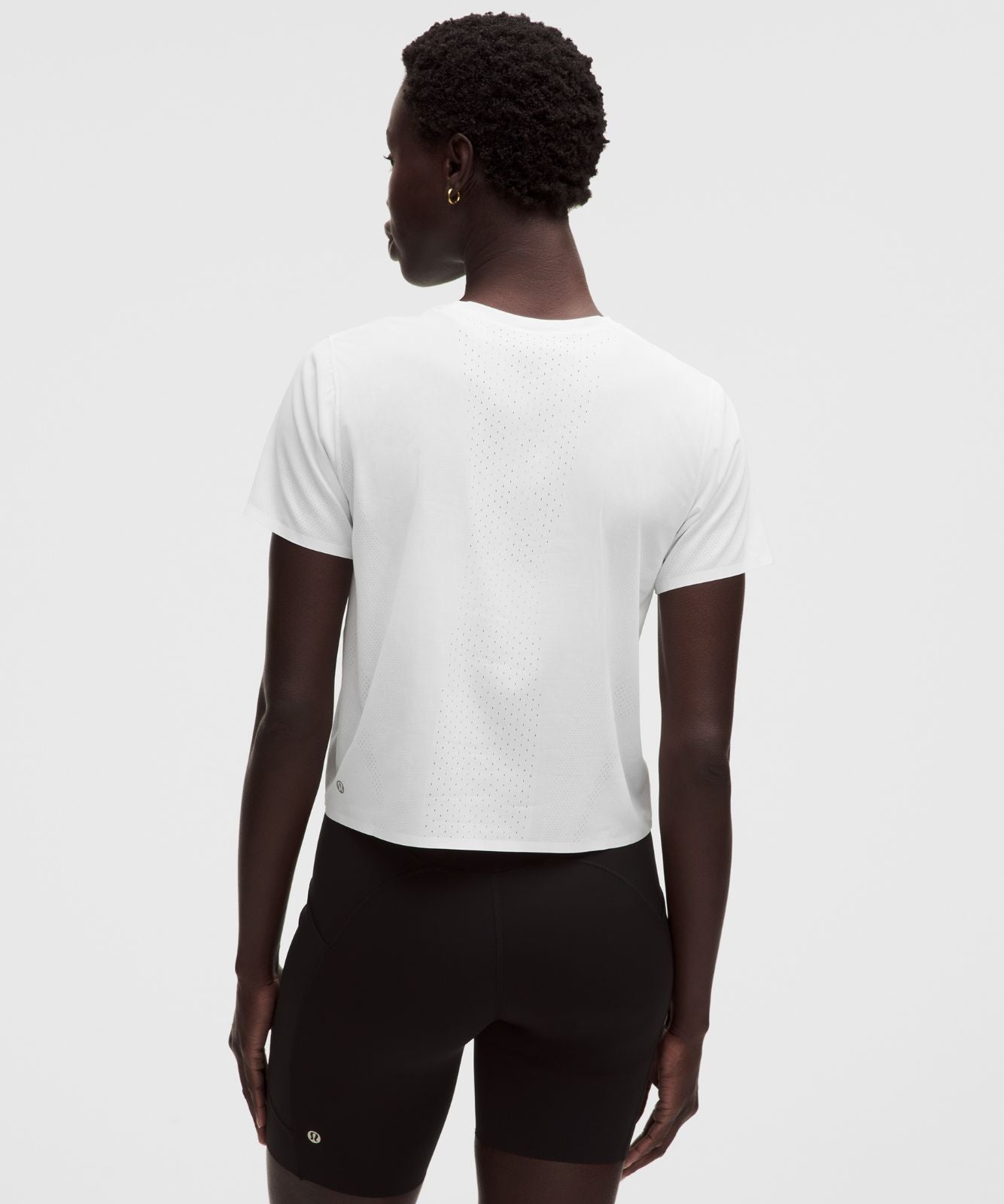 Women's Fast and Free Short-Sleeve Shirt White