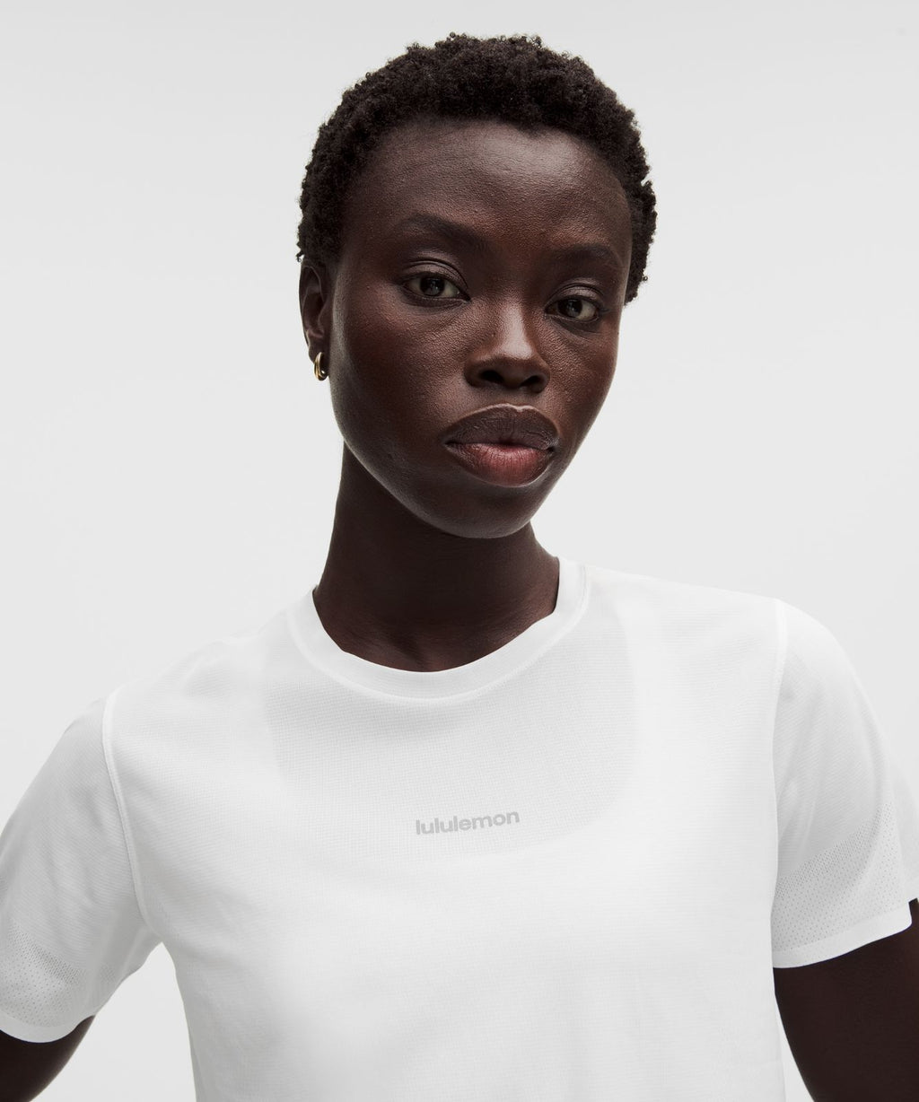 Women's Fast and Free Short-Sleeve Shirt White