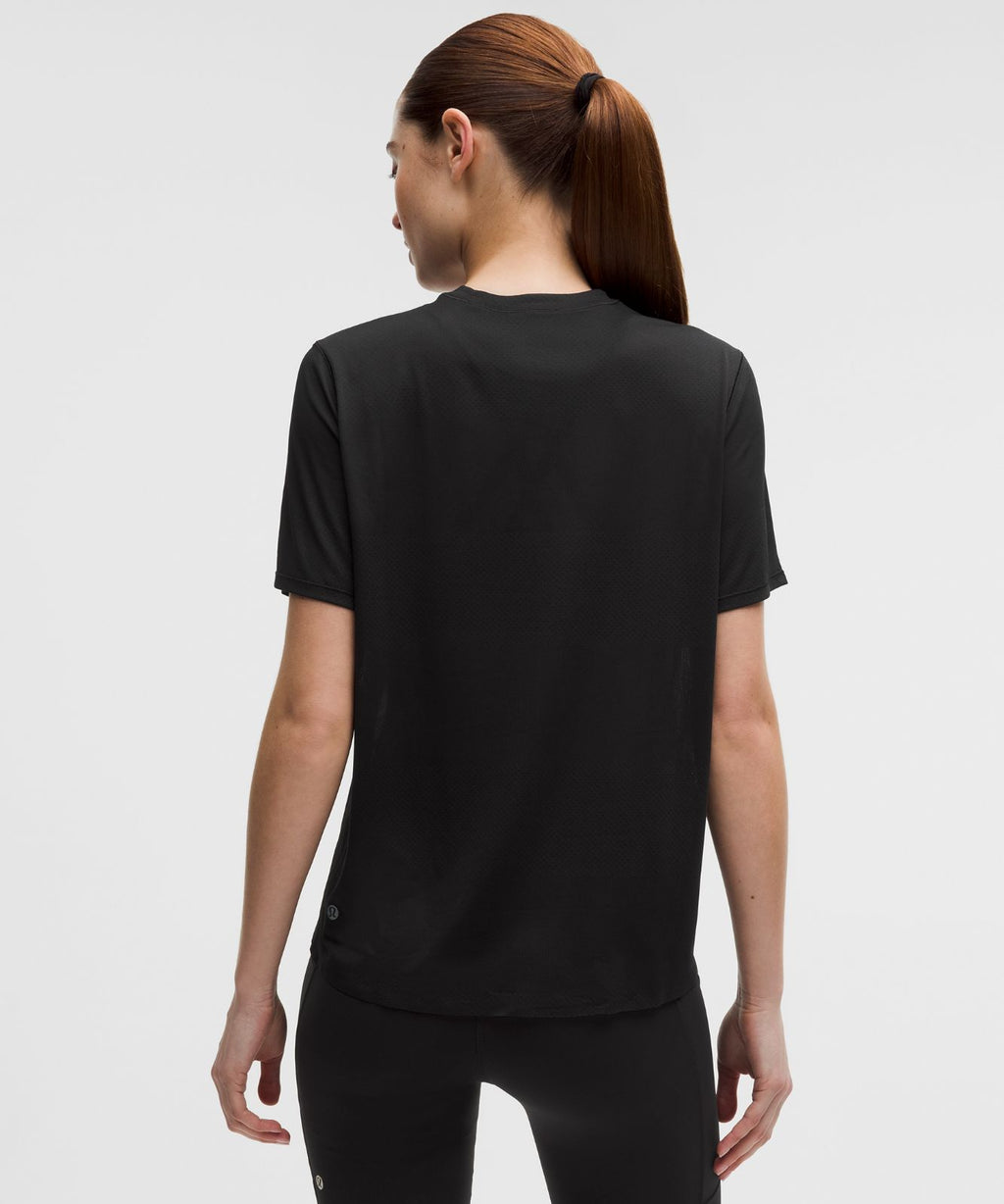 Fast and Free Short-Sleeve Shirt *Perforated Stripe Black