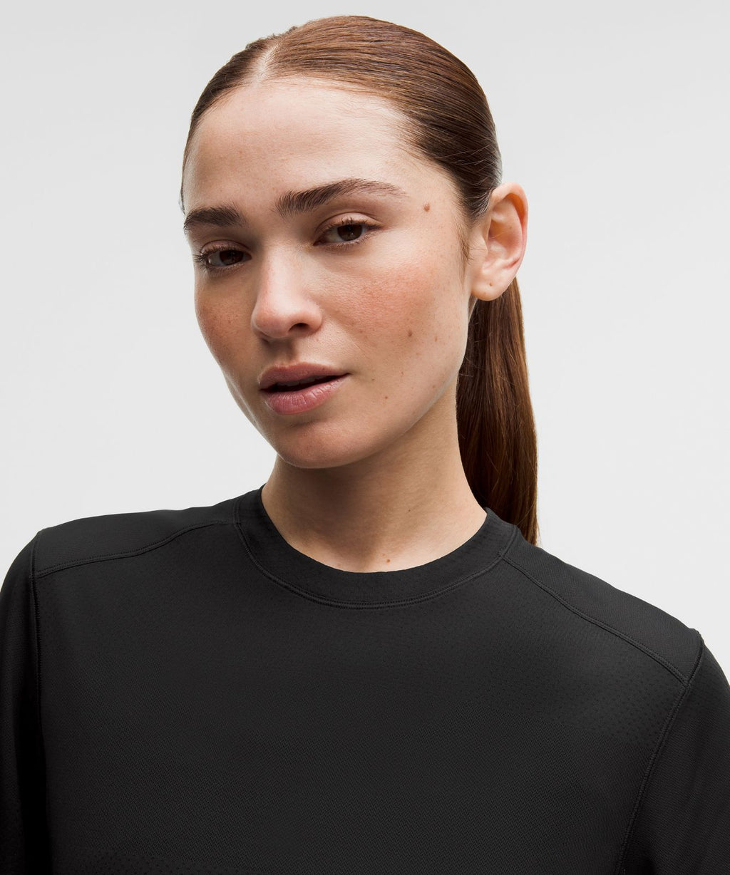 Fast and Free Short-Sleeve Shirt *Perforated Stripe Black
