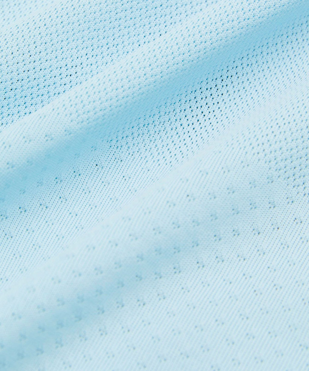 Fast and Free Short-Sleeve Shirt *Perforated Stripe Foam Cloud