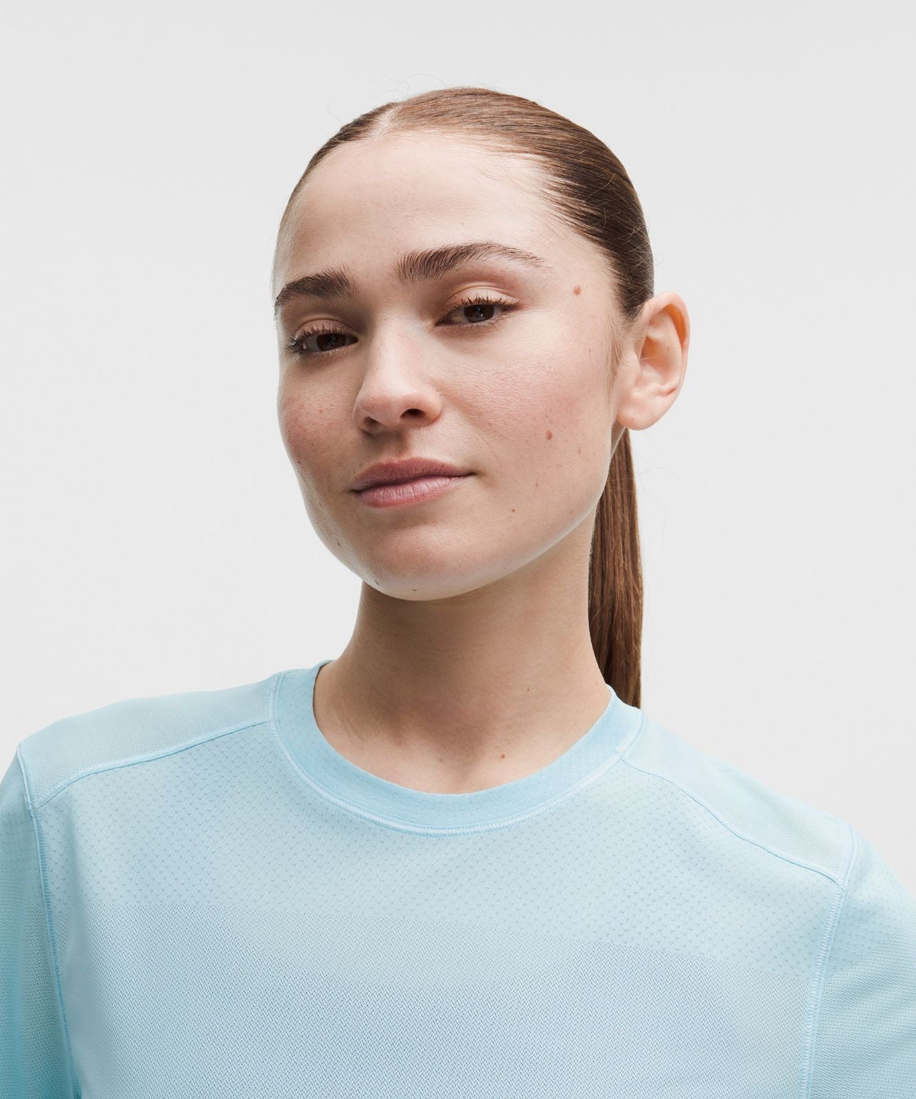 Fast and Free Short-Sleeve Shirt *Perforated Stripe Foam Cloud